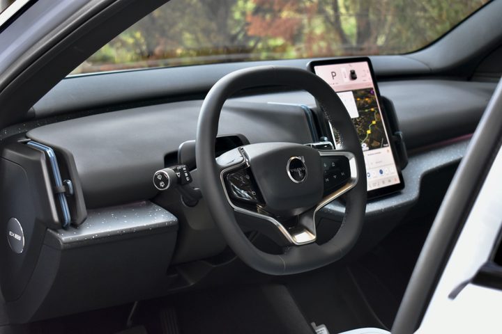 Interior of the 2025 Volvo EX30.