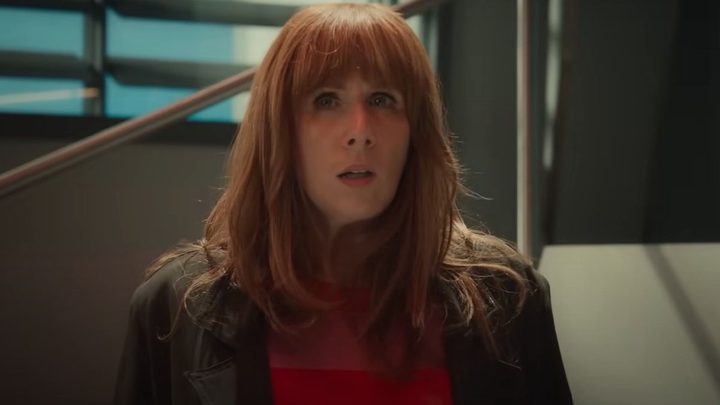 Catherine Tate as Donna Noble.
