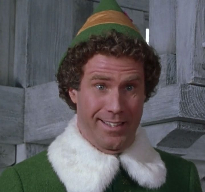 Will Ferrell in Elf.