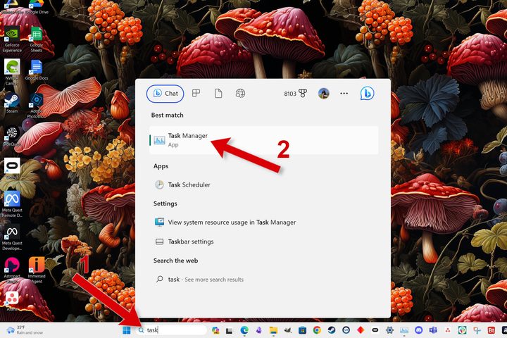 Here's how you open the Windows Task Manager.