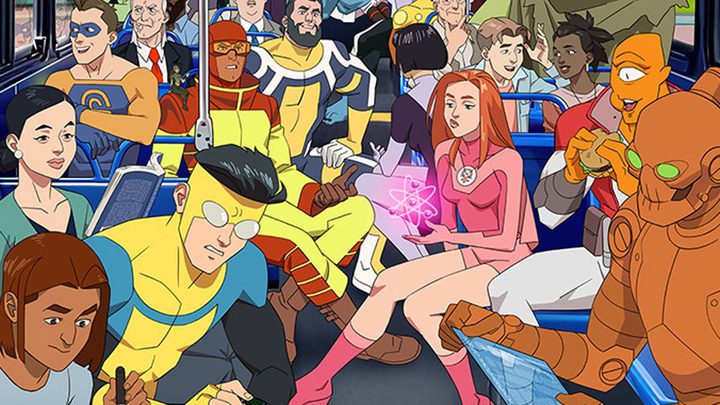 The main characters in Invincible season 2.
