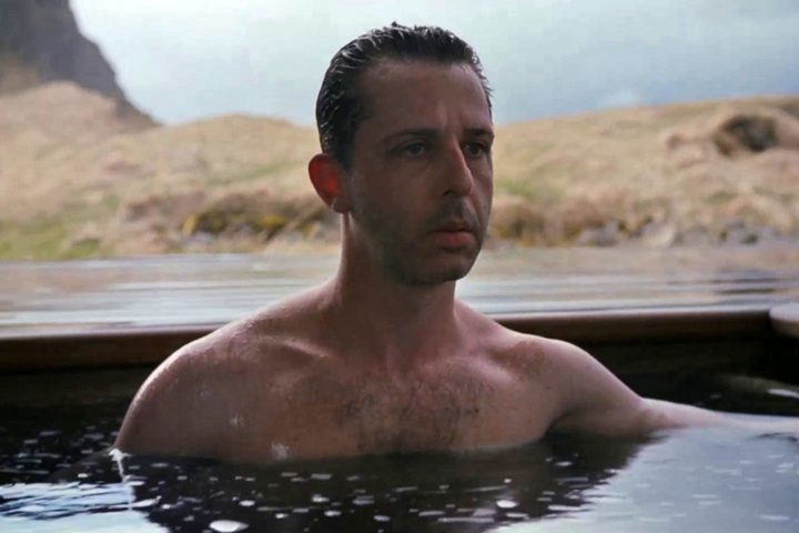 Kendall Roy in a pool in The Summer Palace in Succession