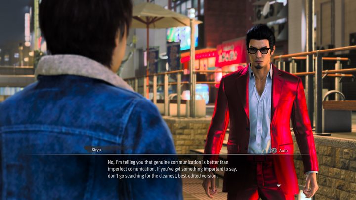 Kiryu tells Kusano to genuinely communicate in Like a Dragon Gaiden.