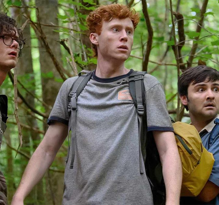 The cast of Please Don’t Destroy: The Treasure of Foggy Mountain.