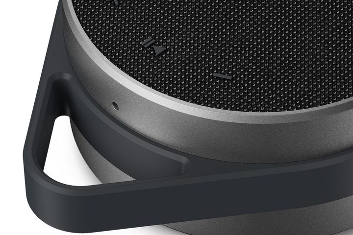 Porsche Design PDS20 Bluetooth speaker close-up.