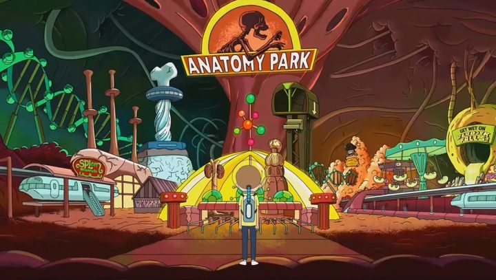 Morty in Anatomy Park in "Rick and Morty."