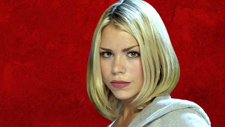Billie Piper as Rose Tyler.