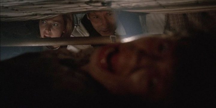 Scully and Mulder find a family of incest in the x-files episode Home