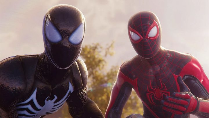 Peter Parker and Miles Morales in Spider-Man 2.