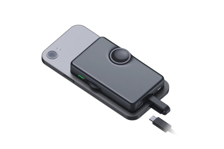 TCL MiraScreen adapter magnetically attaches to some phones.