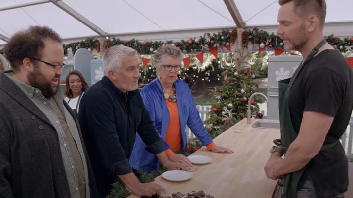 The cast of The Great American Baking Show Celebrity Holiday 2023.