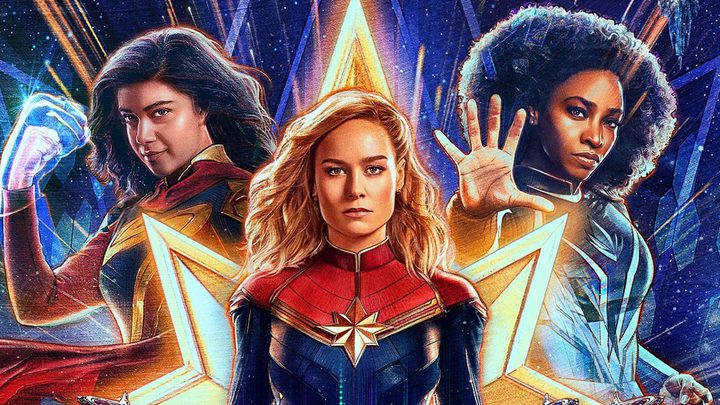 The promo poster for The Marvels.