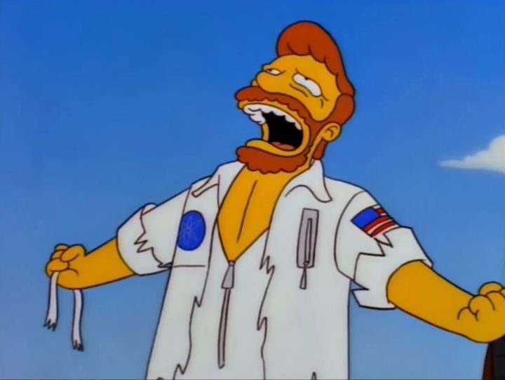 Troy McClure in "The Simpsons."