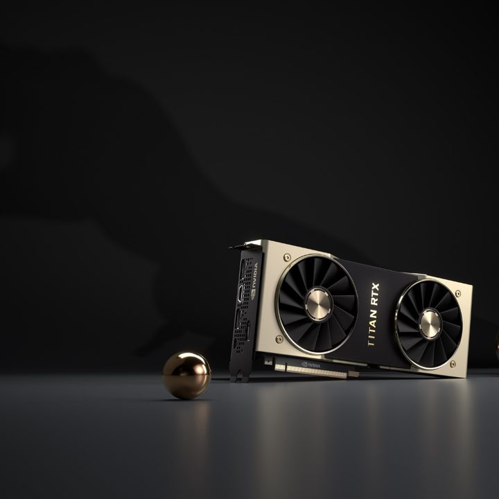 Nvidia's Titan RTX GPU.