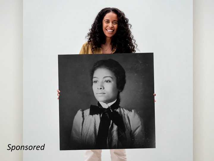 Woman discovering her Ancestry during holidays Sponsored