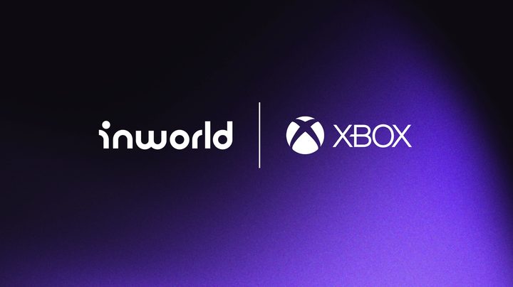 The art for Xbox and Inworld's AI partnership.