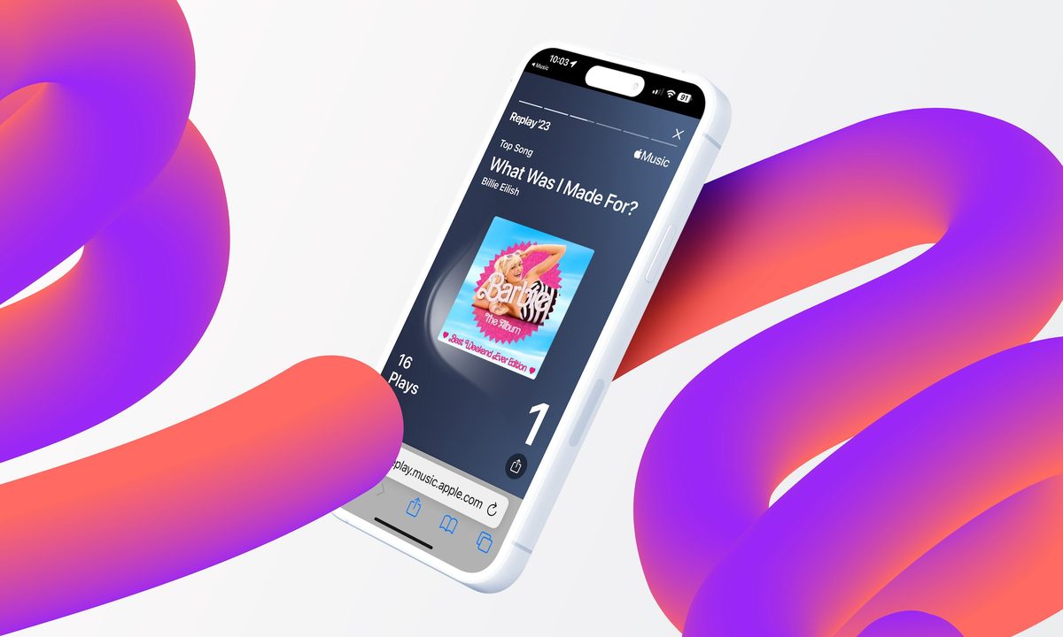 Apple Music Replay 2023 hero.