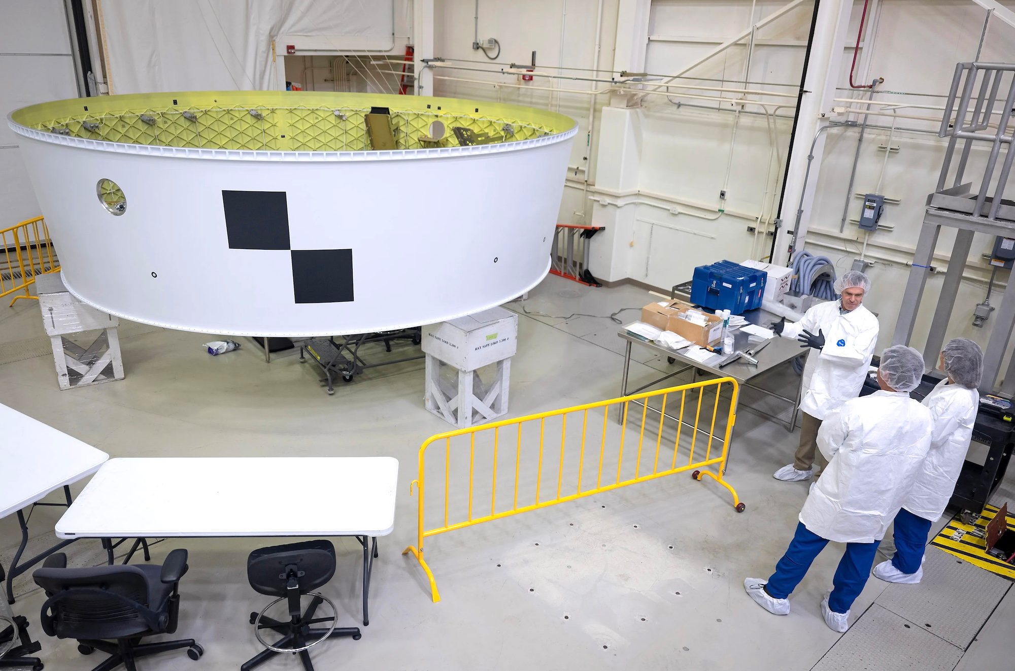 The SLS rocket's stage adapter.