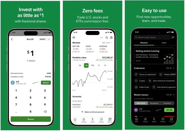 Fidelity on iOS.