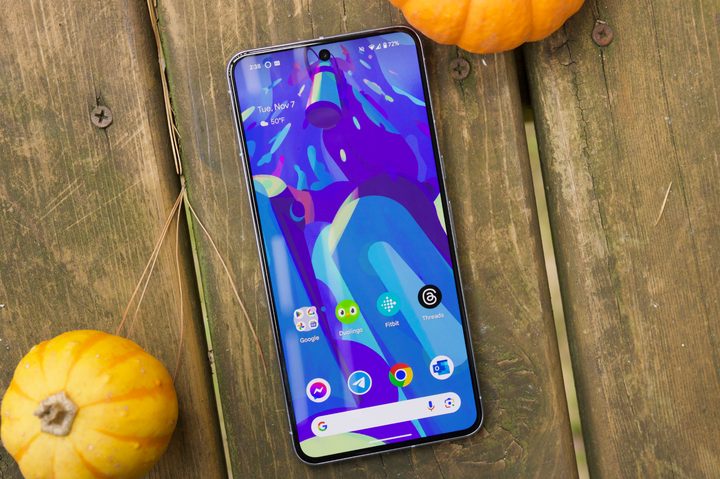 The home screen on the Google Pixel 8 Pro.