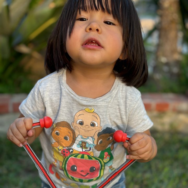 Portrait of Rose taken with iPhone 15.