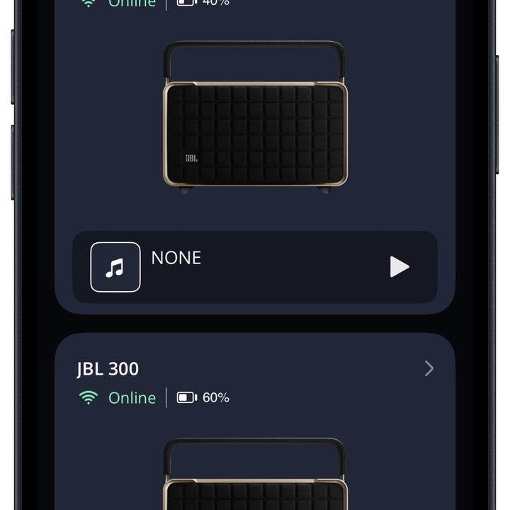 JBL One app for iOS.