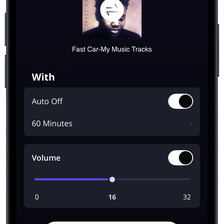 JBL One app for iOS Moments selection.