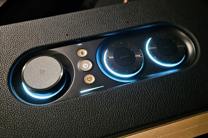 JBL Authentics 300 LED indicators.