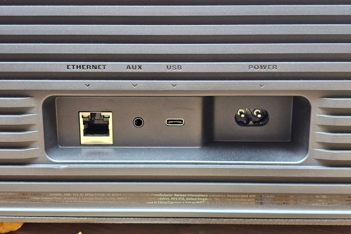 JBL Authentics 300 rear ports.
