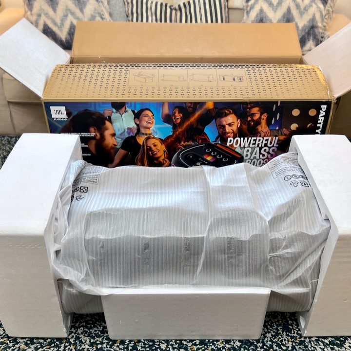 Unboxing the The JBL PartyBox Ultimate.