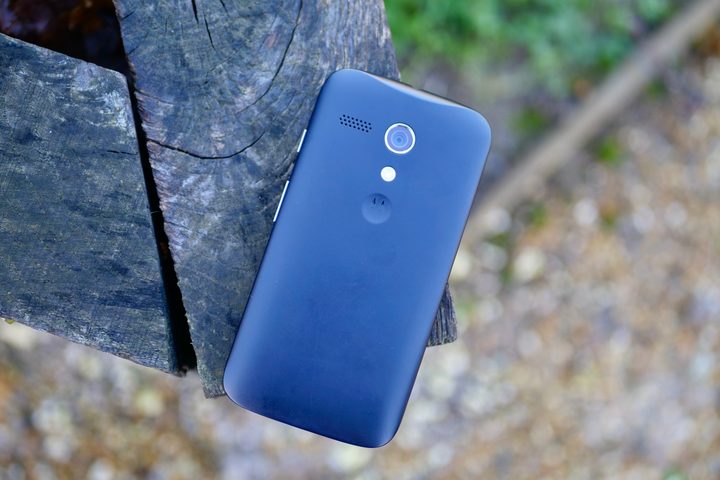The back of the Motorola Moto G.