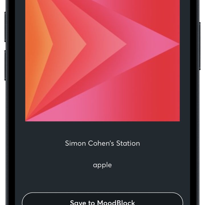 Senic MoodBlocks app for iOS.