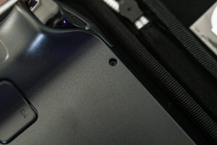 Screws on the Steam Deck OLED.