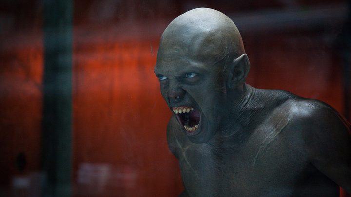 A creature screaming in a scene from Wayward Pines.