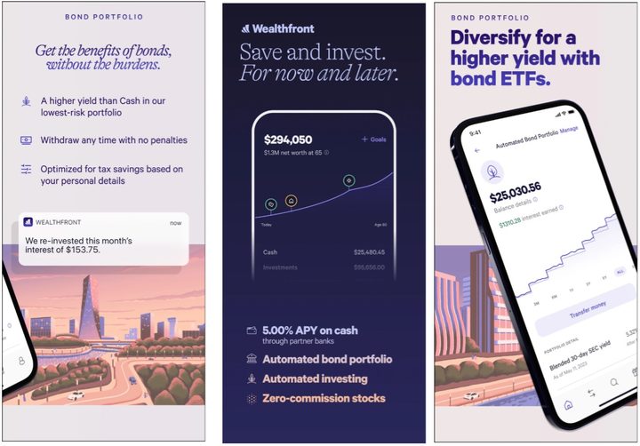 Wealthfront app for Android.