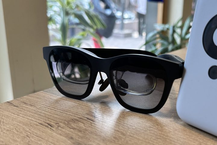 Xreal Air 2 AR Glasses and Beam accessory.