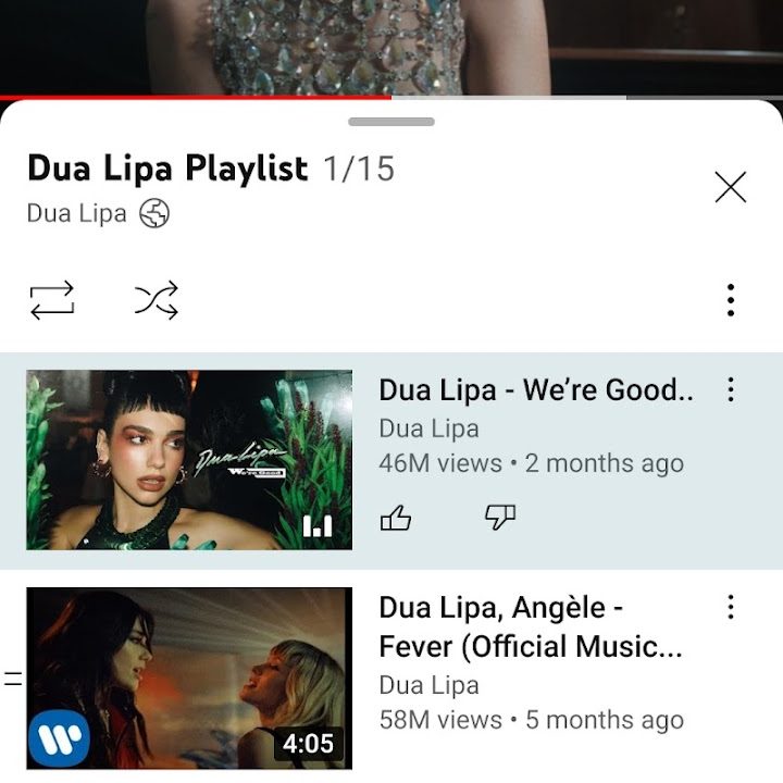 A YouTube playlist.