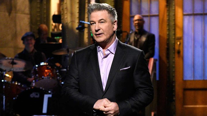 Alec Baldwin hosting Saturday Night Live.