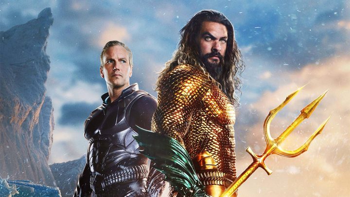 Patrick Wilson and Jason Momoa in Aquaman and the Lost Kingdom.