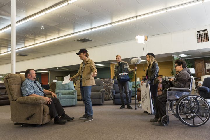 Jimmy directing in Better Call Saul.