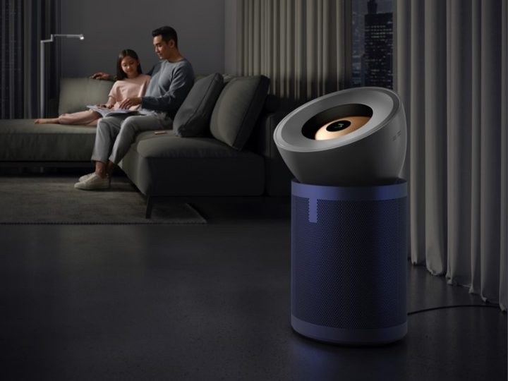 Dyson BP04 big quiet air purifier in living room