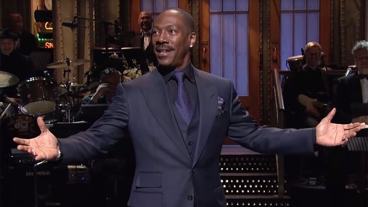 Eddie Murphy hosting Saturday Night Live.