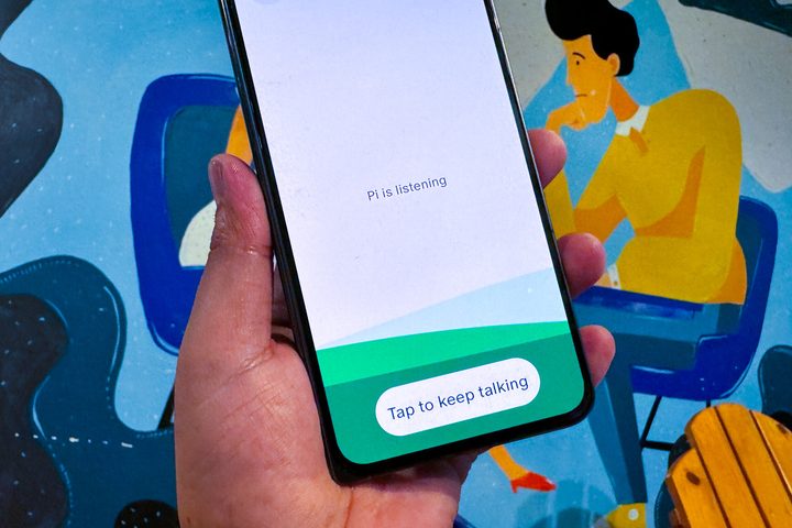 Calling interface of Pi Digital assistant on Android.