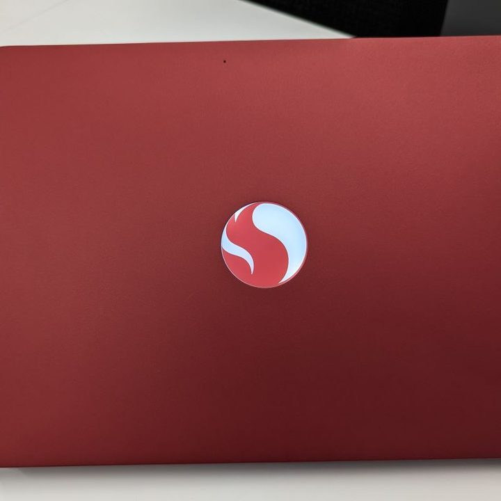 Qualcomm reference device with Snapdragon logo.