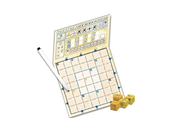 Railroad Ink: Shining Yellow Edition image, showing the game's unique dice.