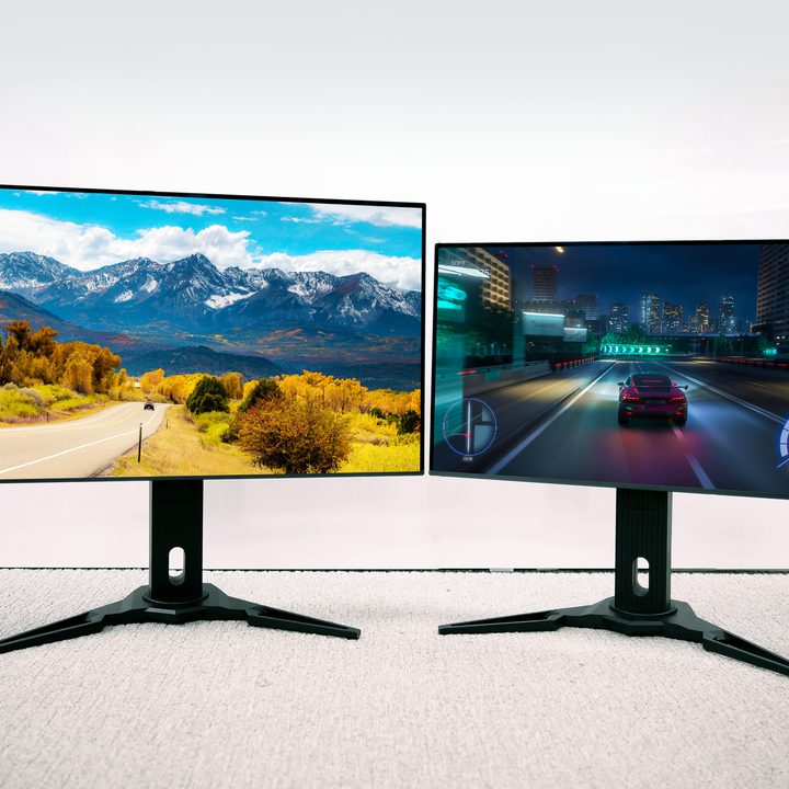 Samsung's 31.5-inch and 27-inch QD-OLED monitors for 2024.