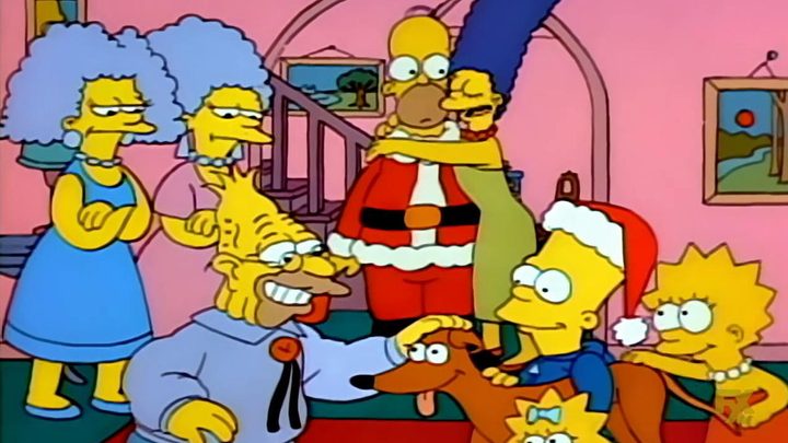 The closing scene from the very first episode of The Simpsons.