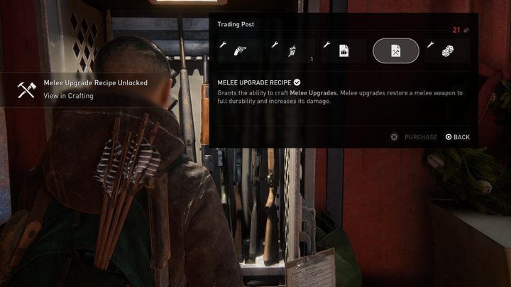 Melee upgrade in The Last of Us 2 Remastered