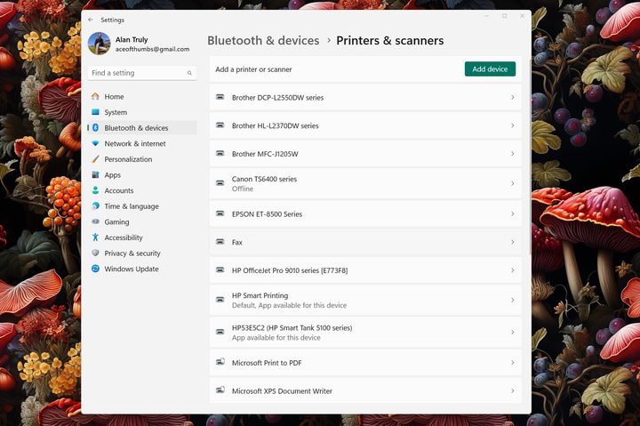 You can see the model number of your printer in Settings.