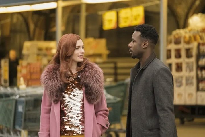A woman talks to a man in Modern Love.